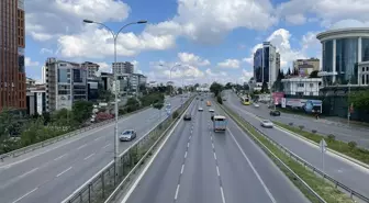 İstanbul'da Kurban Bayramı arifesinde trafik yoğunluğu yüzde 2'ye kadar düştü