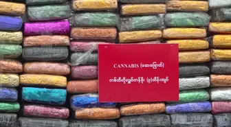 Myanmar'da 446 milyon dolar değerindeki uyuşturucular yakıldı