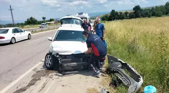 Tokat'ta Otomobil Kaza Yaptı: 4 Yaralı