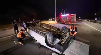 Burdur'da Otomobil Devrildi: 1 Ölü, 1 Yaralı