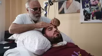 Fedakar baba, yatağa bağımlı olan oğluna 7 yıldır bakıyor