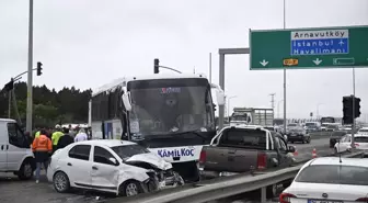 Arnavutköy'de Otobüs Kazası: 4 Yaralı