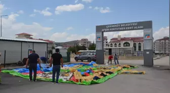 Afşin'deki depremzedeler için oyun parkı kuruldu