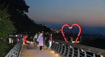 Trabzon'daki Boztepe Seyir Terası 600 bin kişiyi ağırladı