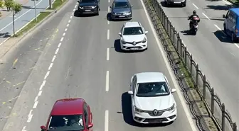 Kurban Bayramı Tatilinde Karadeniz Sahil Yolu'nda Trafik Yoğunluğu