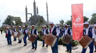 Tarihi Kırkpınar Yağlı Güreşleri Festivali Karşılama Geleneği Yapıldı