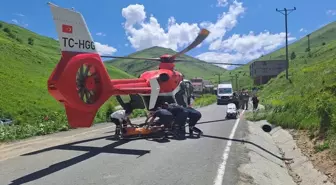 Trabzon'da Kalça Protezi Çıkan Hasta Ambulans Helikopterle Hastaneye Kaldırıldı