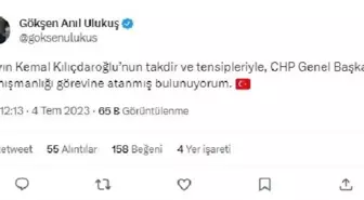 CHP Genel Başkanı Kemal Kılıçdaroğlu'nun danışmanı Gökşen Anıl Ulukuş oldu