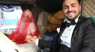 TIR Şoförü Damat Gelin Arabası Olarak Kendi TIR'ını Kullandı