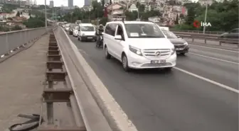 15 Temmuz Şehitler Köprüsü'nde feci kaza: Motosikletli hayatını kaybetti