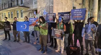 Eskişehir'de Çin'in Sincan Uygur politikaları protesto edildi