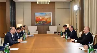 Azerbaycan Cumhurbaşkanı İlham Aliyev, İran Dışişleri Bakanı Hüseyin Emir Abdullahiyan'ı kabul etti