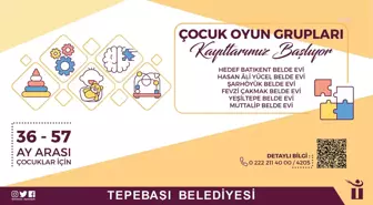 Tepebaşı Belediyesi Belde Evleri'nde Çocuk Oyun Grupları Kayıtları Başladı