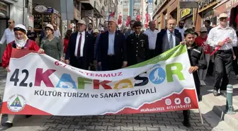 Artvin'de 42. Kafkasör Kültür, Turizm ve Sanat Festivali Başladı