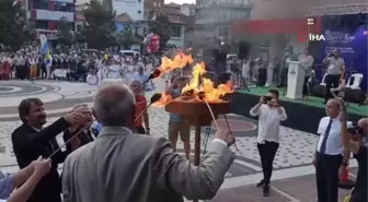 Devrek'te festival meşalesi ateşlendi