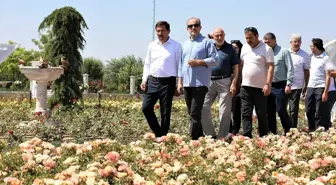 Karatay Belediye Başkanı Hasan Kılca, Karatay Lavanta Bahçeleri'nde gazetecilerle buluştu