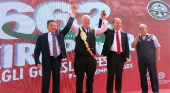 662. Tarihi Kırkpınar Yağlı Güreşleri'nde Ağa Karşılama Töreni Yapıldı