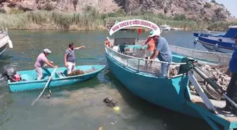 Muğla'da Dalyan Kanalı'nda Su Altı Temizliği Gerçekleştirildi