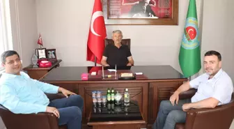İş Bankası Havza Şube Müdürü Ziraat Odasını Ziyaret Etti