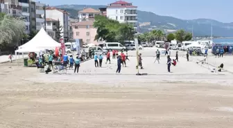 Samsun'da Türkiye Petank Birinci Lig 2. etap müsabakaları başladı