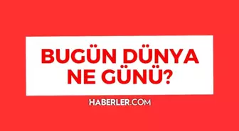 Bugün dünya ne günü? 9 Temmuz Cumartesi dünya ne günü? Bugün hangi özel gün? Tarihte bugün ne oldu?