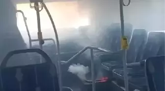 Okmeydanı'nda Metrobüs Yangını