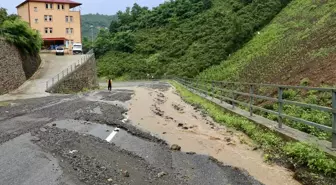 Trabzon'da Sağanak Yağış Hayatı Olumsuz Etkiledi