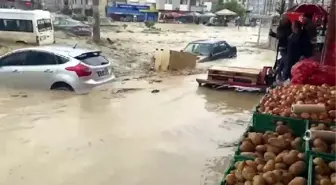 Zonguldak'ta Sağanak Yağış Sonrası Taşkınlar Meydana Geldi