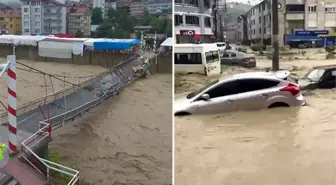 Sel felaketinin yaşandığı Zonguldak'ta Gökçebey ve Devrek Devlet Hastanelerini su bastı