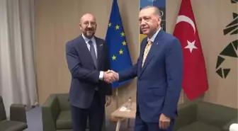 Cumhurbaşkanı Erdoğan, Avrupa Konseyi Başkanı Michel ile görüştü