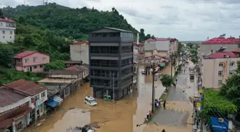 Giresun'da Şiddetli Yağışlar Sonucu Dere Taşkınları ve Su Baskınları