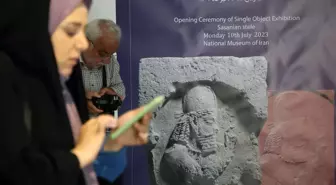 İran'a iade edilen Sasani dönemi eseri Ulusal Müze'de sergilenmeye başladı