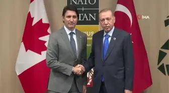 Cumhurbaşkanı Erdoğan, Kanada Başbakanı Trudeau ile görüştü