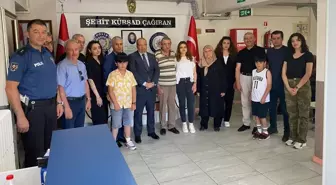 Felahiye İlçe Emniyet Müdürlüğü'nde Şehit Polis Memuru Kürşad Çağıran Anı Köşesi Açıldı