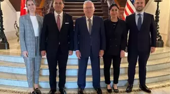 Martı Kurucusu Oğuz Alper Öktem, Washington Büyükelçisi Hasan Murat Mercan'ı Ziyaret Etti