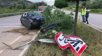 Otomobil Takla Atarak Karşı Şeride Geçti: 1 Yaralı