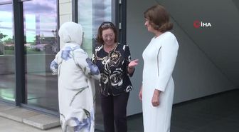 Emine Erdoğan, Litvanya'da lider eşleriyle bir araya geldi
