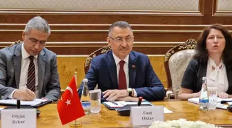 TBMM Dışişleri Komisyonu Başkanı Fuat Oktay Özbekistan'da Senato Başkanı ile Görüştü