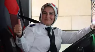 15 Temmuz kahramanı Elif Dağdelen Sarı, şoför olarak çalışmaya başladı