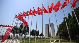 Çanakkale Şehitler Abidesi'nde 15 Temmuz Demokrasi ve Milli Birlik Günü Töreni