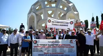 HAK-İŞ Konfederasyonu Üyeleri 15 Temmuz Şehitler Makamı'nı Ziyaret Etti