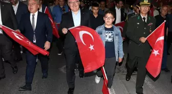 İç Anadolu'da 6 ilde, 15 Temmuz Demokrasi ve Milli Birlik Günü dolayısıyla yürüyüş düzenlendi