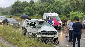 Giresun'un Keşap ilçesinde trafik kazası: 1 ölü, 10 yaralı