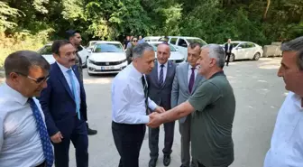 İçişleri Bakanı Ali Yerlikaya, Karabük'te sel afeti incelemelerinde bulundu