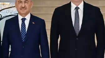 Azerbaycan Cumhurbaşkanı İlham Aliyev, TBMM Dışişleri Komisyonu Başkanı Fuat Oktay ve beraberindeki komisyon üyelerini kabul etti