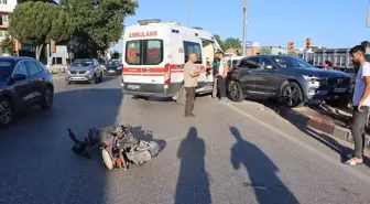 Manisa'da elektrikli bisiklet ile otomobil çarpıştı, bir çocuk yaralandı