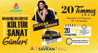 Nevşehir'in il oluşunun 69. yıl dönümü konser programı ile kutlanacak