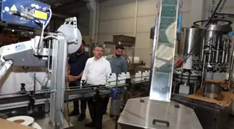 Düzce'deki sel afetinden sonra kolonya fabrikası yeniden üretime başladı