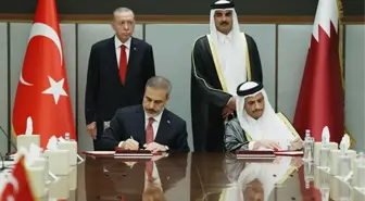 Cumhurbaşkanı Erdoğan ve Katar Emiri Al Thani görüşmesi tamamlandı, ortak bildiri imzalandı