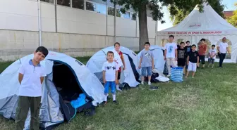 Düzce Gençlik Merkezi Yaz Kur'an Kursu Öğrencilerine Kamp Etkinliği Düzenledi